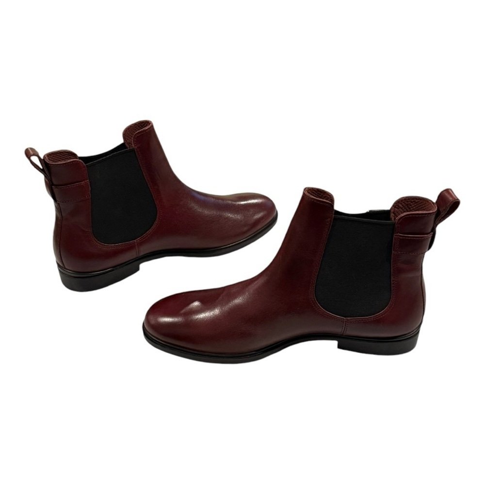 ECCO Women’s Leather Chelsea Ankle Boots Size 9-9.5 - Picture 4 of 11